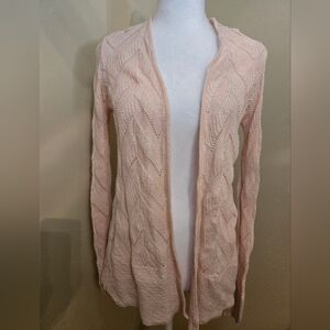 Verve Ami | light pink Heather Cardigan Sweater